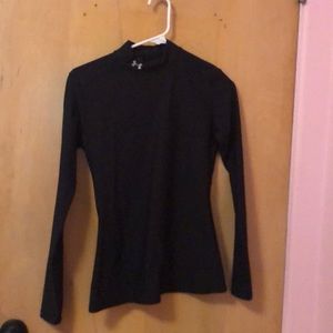 Black tight turtleneck